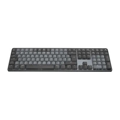 Produktbild von Logitech Master Series MX Mechanical - Tastatur - hinterleuchtet - kabellos - Bluetooth LE - QWERTY - GB - Tastenschalter: Tactile Quiet - Graphite