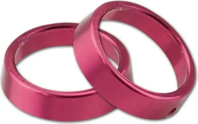 Produktbild von Zierring Alu für Blinker Shark rot