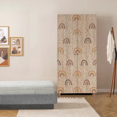 Obrázek produktu pro Skye Decor, Lidya 2 -912, Kleiderschrank, Sonomo, 100% MELAMINBESCHICHTETE SPANPLATTEN, 90 x 52 x 192 cm