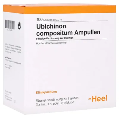 Produktbild von Supplement, Ferse, Ubichinon, Antioxidative Wirkung, 100 Fläschchen x 2.2ml