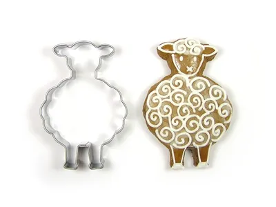 Produktbild von Edelstahl-Ausstecher - Lamm II.   Material:: Edelstahl, Farbe:: Silber, Geschirrspülmaschine:: Ja