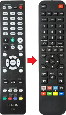 Produktbild von Fernbedienung passend für DENON AVRX2700H | AVRX3700H | RC1239