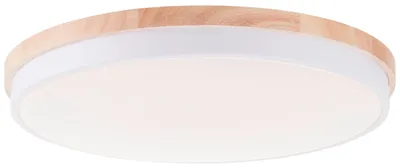 Produktbild von LED Deckenleuchte, Ø50cm, 36W, 4500lm, dimmbar, Holz, Fernbedienung