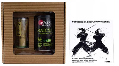 Obrázek produktu pro Matcha Traditional100 g s poukazem na chasen v sadě Samurai Workout Kit