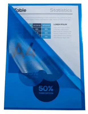 Immagine prodotto di 100 buste trasparenti A4 in PP goffrato, assortite