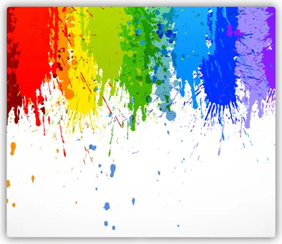 Produktbild von Tulup Glas Herdabdeckplatte Glaskeramikkochfeld-Abdeckung Spritzschutz Glasabdeckplatte Kochplattenabdeckung und Schneidebrett - Einteilig - 60x52 cm Regenbogenflecken