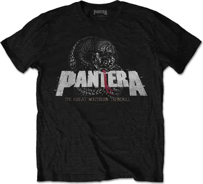 Produktbild von Pantera Snake Logo Black L T-Shirt