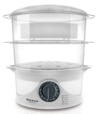 Image de Cuiseur Vapeur Taurus Salutecook 800W Blanc