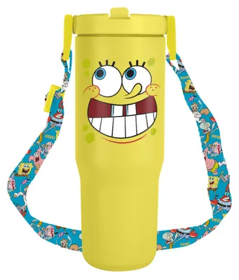 Immagine prodotto di Spongebob - Absorbed - Borraccia da 850 ml con tracolla