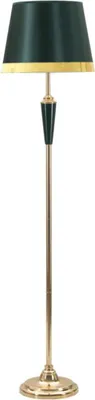 Zdjęcie produktu dla Lampa podłogowa Lampada 40 x 170 x 40 cm metal tkanina złoty zielony