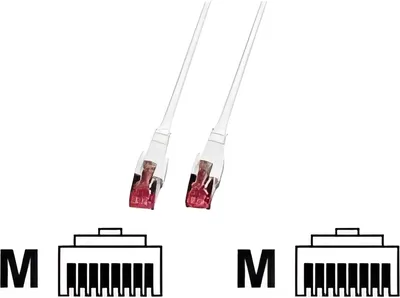 Imagen del producto de EFB K5518.1,5 EFB RJ45 Patchkabel S/FTP, Cat.6, LSZH, 1,5m, weiß