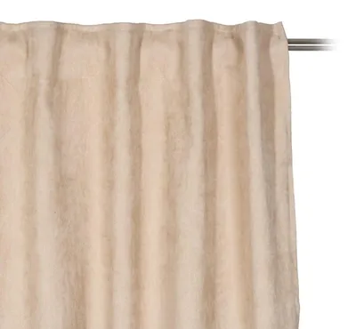 Productafbeelding van Beige Polyester Gordijn 140 x 260 cm - Halftransparant
