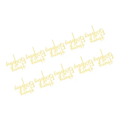 Imagen del producto de Decoraciones para pasteles, adornos para pasteles, toppers para cupcakes, elementos decorativos para pasteles, adornos para pasteles de cumpleaños, decoraciones para pasteles