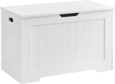 Produktbild von VASAGLE Schuhbank, Sitzbank mit Stauraum, 40 x 76 x 48 cm, Weiß