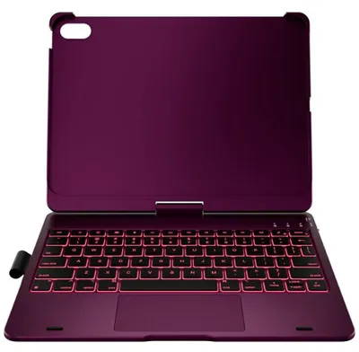 Zdjęcie produktu dla Etui Typecase Flexbook Touch             Z Klawiaturą Do Ipad 11" (A16) 2025 / Ipad 10.9" 2022 Malinowy