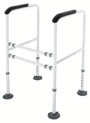Produktbild von Toilettenbügel - Toilettenstütze - Klappbare Armlehne - Toilettenhilfe - Sicherheitsbügel