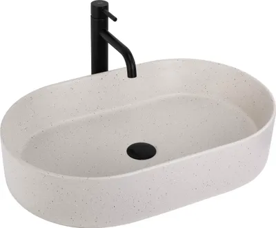 Immagine prodotto di Lavabo Da Appoggio Rea Nadia 60  Beige