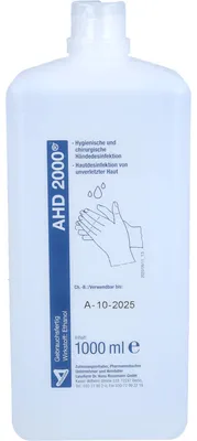 Obrázok produktu pre Dezinfekčný prostriedok AHD 2000, 1000 ml roztoku