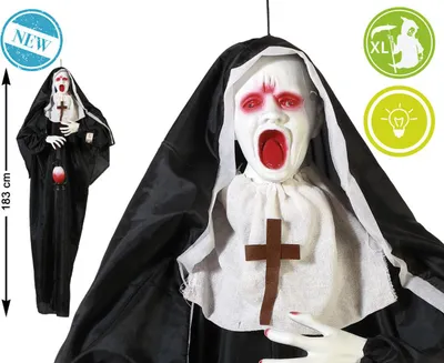 Produktbild von Halloween-Dekoration 183 cm Nonne