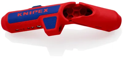 Produktbild von Knipex ErgoStrip, 74 g, Blau, Rot