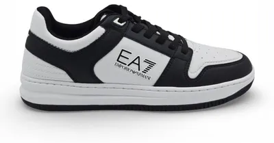 Productafbeelding van EA7 EMPORIO ARMANI X8X189 XK404 N181: Heren sneakers, synthetisch leer, wit