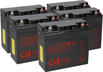 Produktbild von 5x Akku Batterie 12V 20Ah kompatibel Elektroroller E-SCOOTER 60V SXT Viper