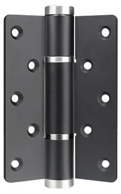 Produktbild von Hydraulisches Türscharnier, automatische Sanftschließfunktion, langlebige Aluminiumlegierung, Rillenart-Schwarz