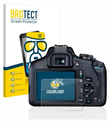 Produktbild von BROTECT Schutzglas für Canon EOS 2000D Schutzfolie Panzer Folie Glas Display Schutz klar
