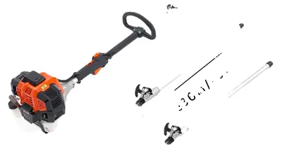 Obrázok produktu pre Benzínová motorová píla, dvojtaktný motor, nastaviteľný uhol rezu, 12 palcov, 43 cm³, otočná