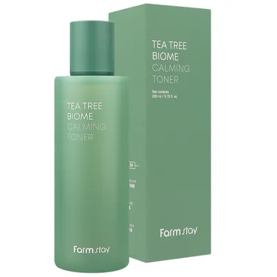 Produktbild von FARMSTAY Tea Tree Biome Calming Cream Daily Face Moisturizer Korean Skin Care Calming and Hydrating Cream for Dry Sensitive Skin Wrinkle Improvement 2.70 Fl. Oz / 80ml