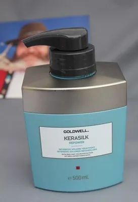 Produktbild von Goldwell KERASILK REPOWER, Mittel zur Stärkung der Haare, 500 ml, Frauen, Stumpfes Haar, Wiederherstellen, Glättend, Volumengebend, Keratin, Elastin, Color-Caring Silk