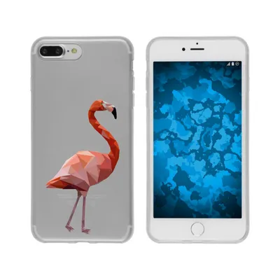 Produktbild von PhoneNatic Case kompatibel mit Apple iPhone 7 Plus / 8 Plus Silikon-Hülle Vektor Tiere M2