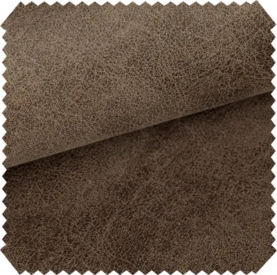Produktbild von novely® exquisit ETERNITY Vintage Polsterstoff - Antiklederoptik Möbelstoff - Schwer entzündbares Velours-Kunstleder - Pflegeleichte Meterware 1lfm - Farbe: 02 Nougatbraun