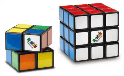 Produktbild von Spin Master Duo 3x3 und 2x2 Zauberwürfel Set Klassik