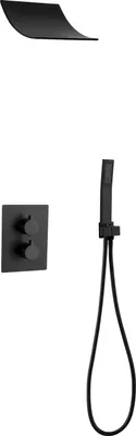 Produktbild von Mexen Salto Unterputz-Duschset, schwarz - 7604-02-70