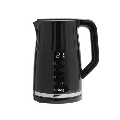 Zdjęcie produktu dla Huslog ryflowany czajnik z panelem dotykowym 1,7 l 2200 W LCD 13 temperatur Keep Warm Cool Touch