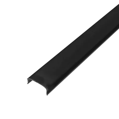 Produktbild von MasterLED LED Profil Abdeckung GK 10 mm 1 m Schwarz Polycarbonat