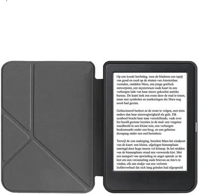 Immagine prodotto di Custodia grigia compatibile con Kobo Clara BW - Custodia protettiva - Trifold - Copertina tipo libro - Custodia per tablet - grigio - CHPN