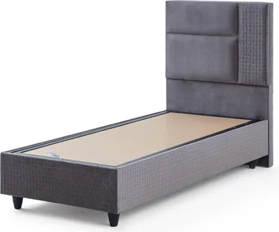 Produktbild von Schickes Graues Einzelbett Schlafzimmer Designer Möbel s Bett