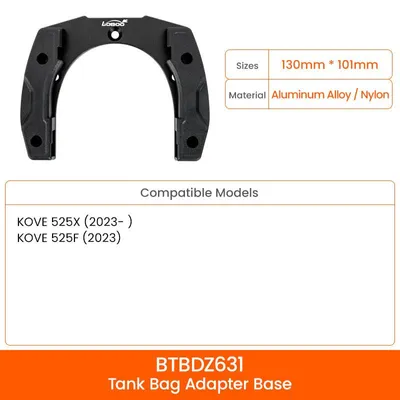 Imagen del producto de LOBOO - Soporte magnético para bolsa de combustible, compatible con KOVE 525X (2023-) y KOVE 525F (2023)