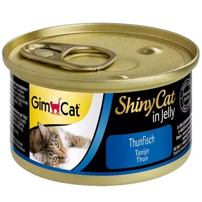 Produktbild von Gimcat 413082, Adult, jede Rasse, Thunfisch, 70 g, Ohne künstliche Farbstoffe