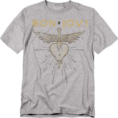 Produktbild von Bon Jovi - "Greatest Hits" T-Shirt für Herren/Damen Uni TV26924 (L) (Sportliches Heather)