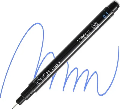 Produktbild von Technischer Liner, Farbe: Blau, Strichstärke: 0,1 mm