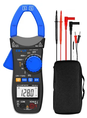 Productafbeelding van Digitale ampèremeter 1000 A AC, True RMS 4000 Counts, multifunctionele multimeter