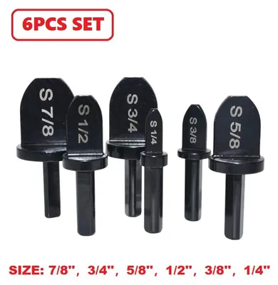 Produktbild von 6 Stück Klimaanlage Kupferrohr Expander Stauchwerkzeug Imperial 1/4 3/8 1/2 5/8 3/4 7/8 Rohrreparaturschlauch-Set