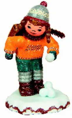 Produktbild von Winterkinder Schulmädchen (7cm) von Hubrig Volkskunst