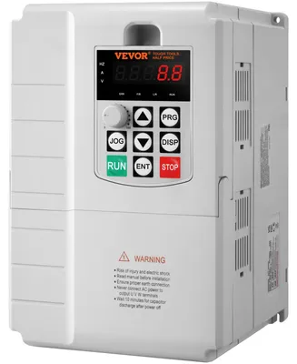 Obrázek produktu pro Frekvenční měnič VEVOR, frekvenční měnič, měnič, VFD, 7,5 kW, 34 A, 10 hp, 1-fázový vstup 220 V na 3-fázový výstup 220 V