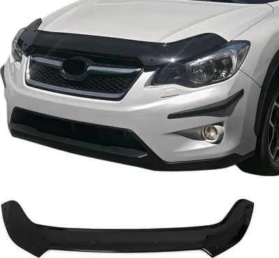 Produktbild von Motorhaube Deflektor Insekten Steinschlagschutz für Subaru XV 2011-2018 Dunkel