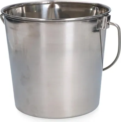 Image de Seau en acier inoxydable 378ltr avec côté plat