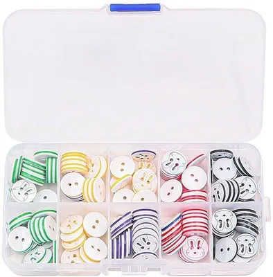 Image de Boutons de couture, ensemble de 150 pièces - Matériau durable - Boutons de couture pour vêtements - Boutons de couture
